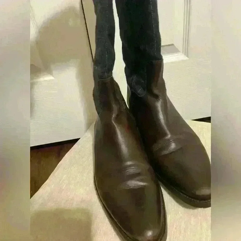 Santoni women’s leather boots size  37/ 6.5